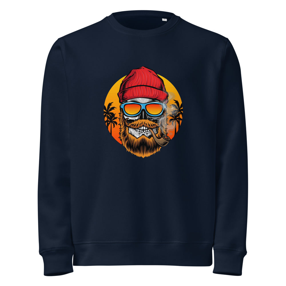 Bearded man | Unisex Organic Mid-Weight Roller Sweatshirt | Stanley/Stella SASU010