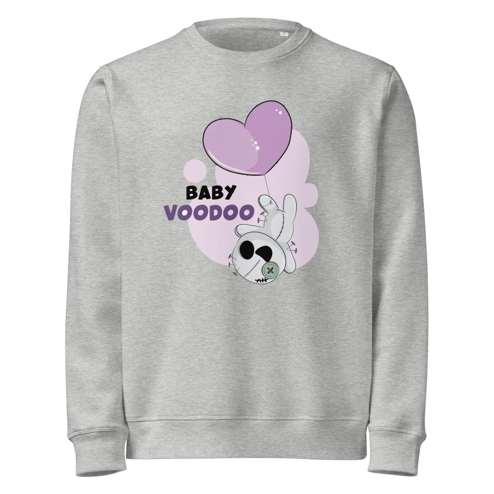 Ted heart - Baby voodoo | Unisex Organic Mid-Weight Roller Sweatshirt | Stanley/Stella SASU010