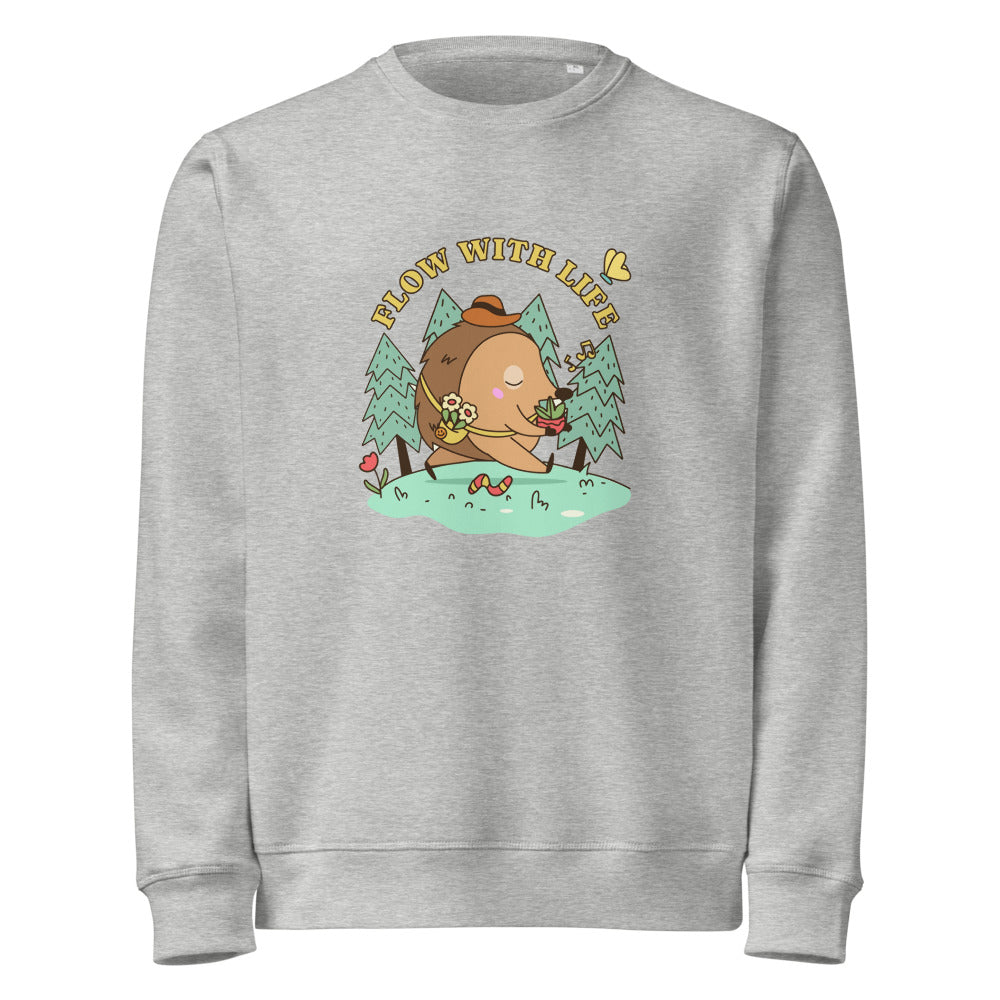 Flow with life | Unisex Organic Mid-Weight Roller Sweatshirt | Stanley/Stella SASU010