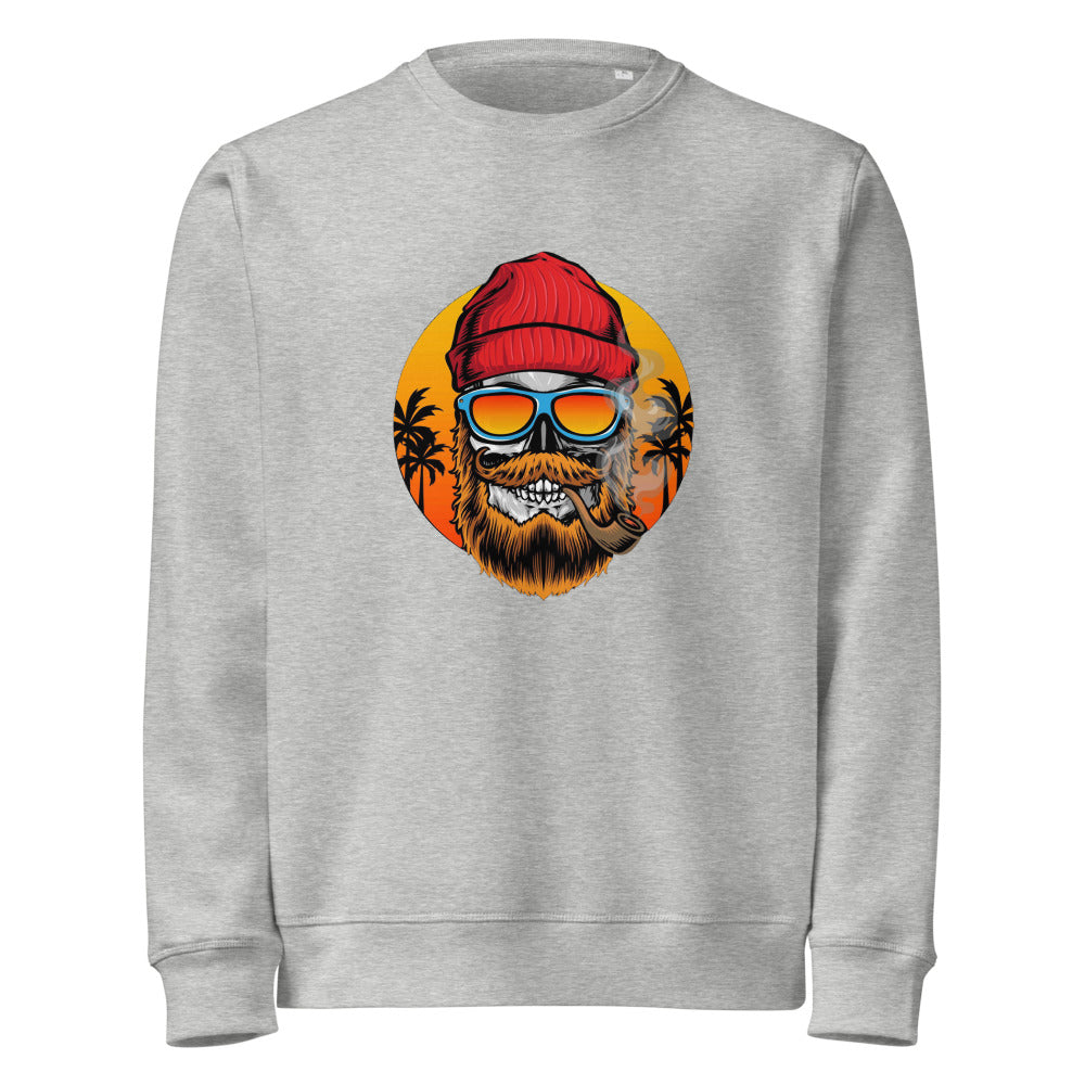 Bearded man | Unisex Organic Mid-Weight Roller Sweatshirt | Stanley/Stella SASU010