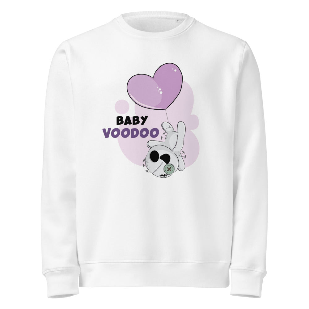 Ted heart - Baby voodoo | Unisex Organic Mid-Weight Roller Sweatshirt | Stanley/Stella SASU010