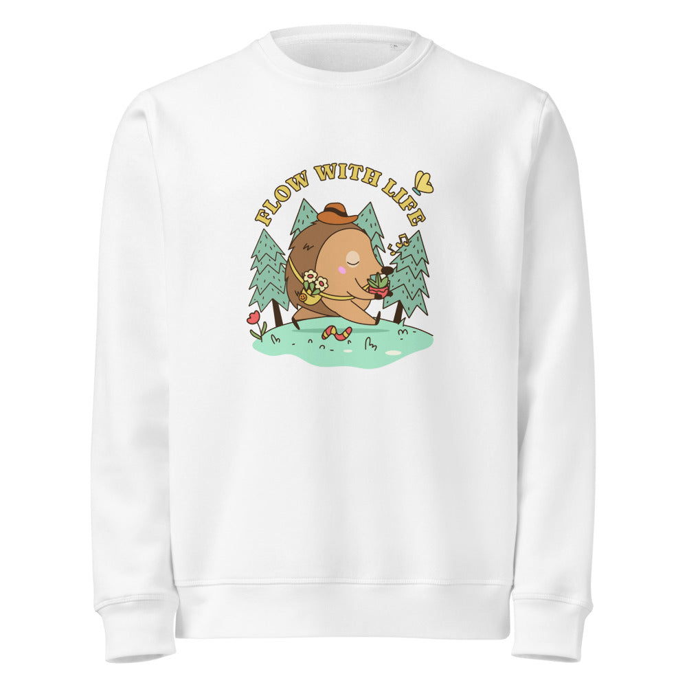 Flow with life | Unisex Organic Mid-Weight Roller Sweatshirt | Stanley/Stella SASU010