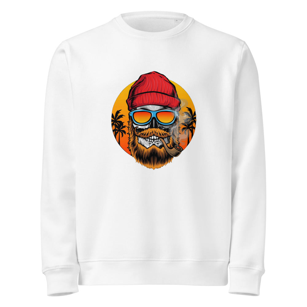 Bearded man | Unisex Organic Mid-Weight Roller Sweatshirt | Stanley/Stella SASU010