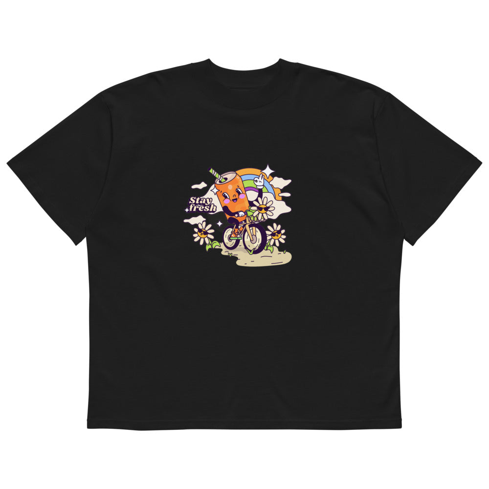 Stay fresh | Unisex Organic Oversized High Neck Blaster 2.0 T-Shirt | Stanley/Stella SATU020