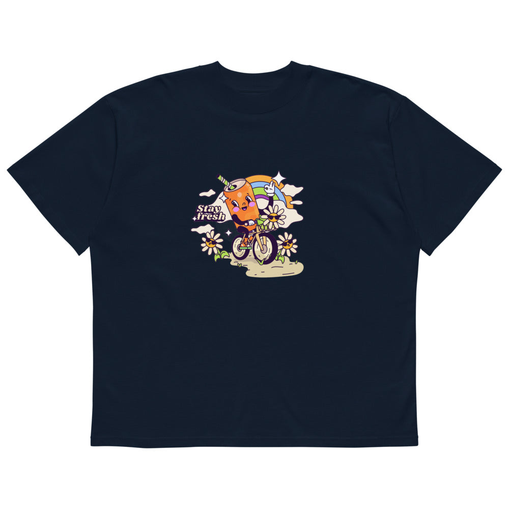 Stay fresh | Unisex Organic Oversized High Neck Blaster 2.0 T-Shirt | Stanley/Stella SATU020