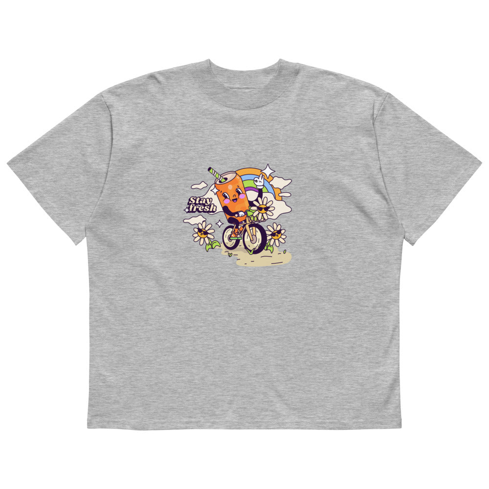 Stay fresh | Unisex Organic Oversized High Neck Blaster 2.0 T-Shirt | Stanley/Stella SATU020