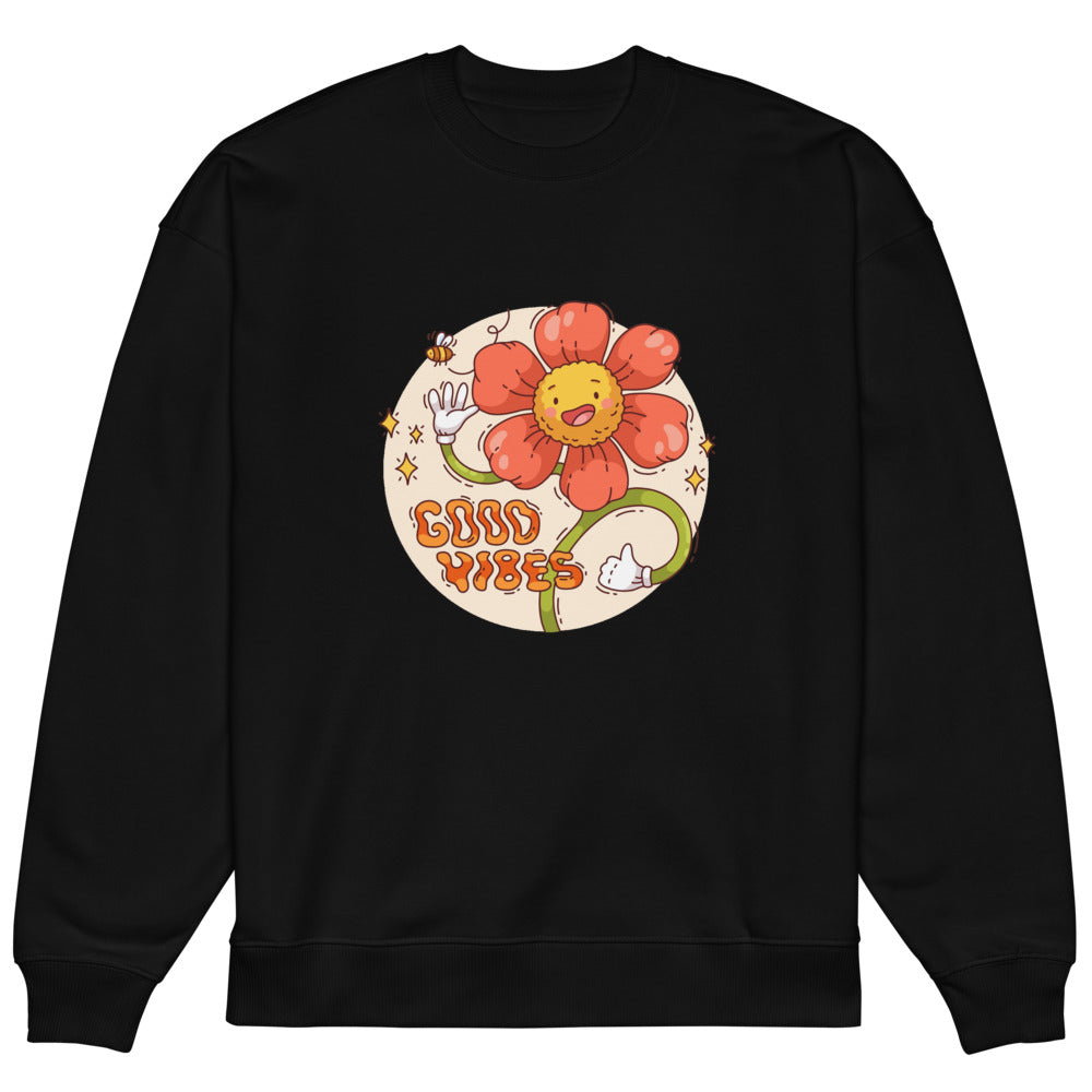 Good vides | Unisex Organic Oversized Raddler 2.0 Sweatshirt | Stanley/Stella SASU025