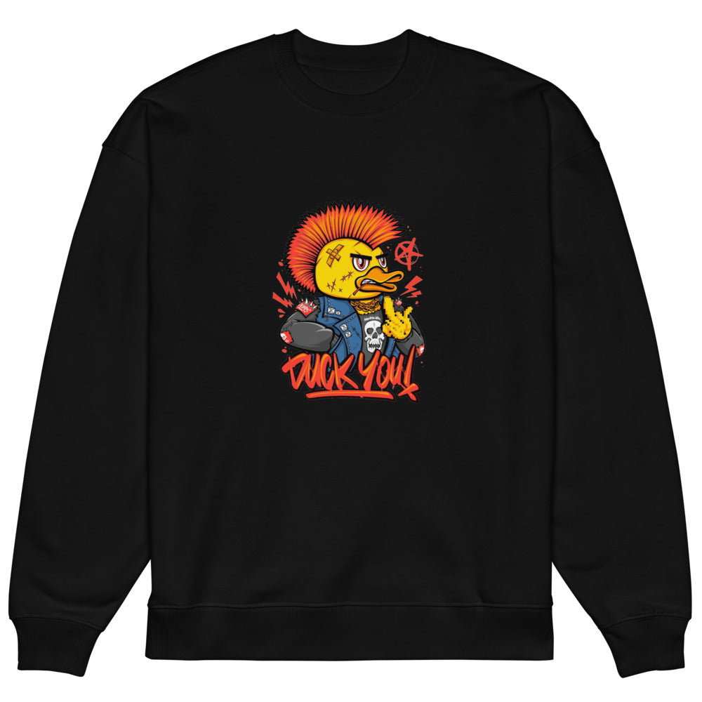 Duck you | Unisex Organic Oversized Raddler 2.0 Sweatshirt | Stanley/Stella SASU025