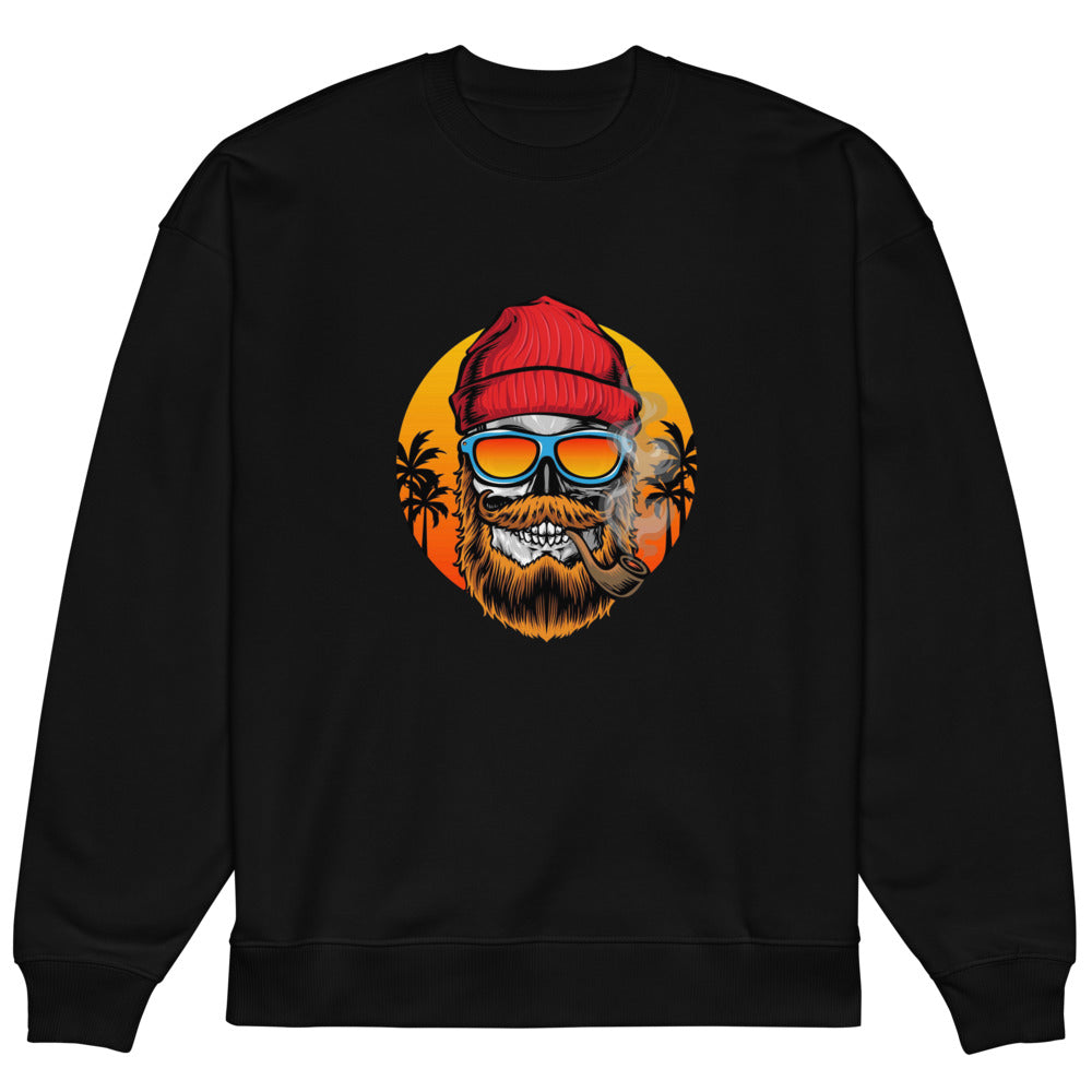 Bearded man | Unisex Organic Oversized Raddler 2.0 Sweatshirt | Stanley/Stella SASU025
