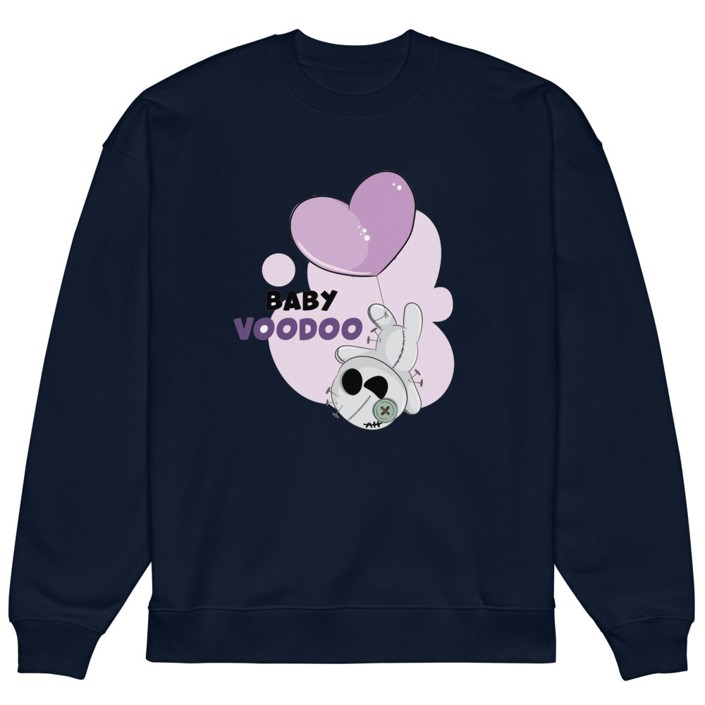 Ted heart - Baby voodoo | Unisex Organic Oversized Raddler 2.0 Sweatshirt | Stanley/Stella SASU025