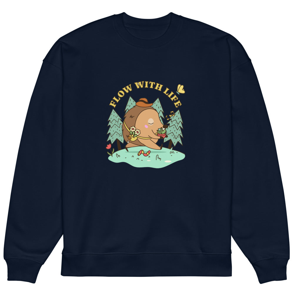 Flow with life | Unisex Organic Oversized Raddler 2.0 Sweatshirt | Stanley/Stella SASU025