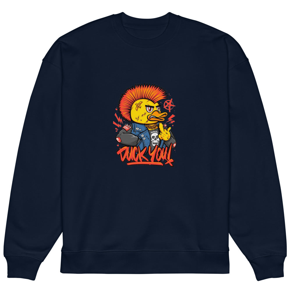 Duck you | Unisex Organic Oversized Raddler 2.0 Sweatshirt | Stanley/Stella SASU025