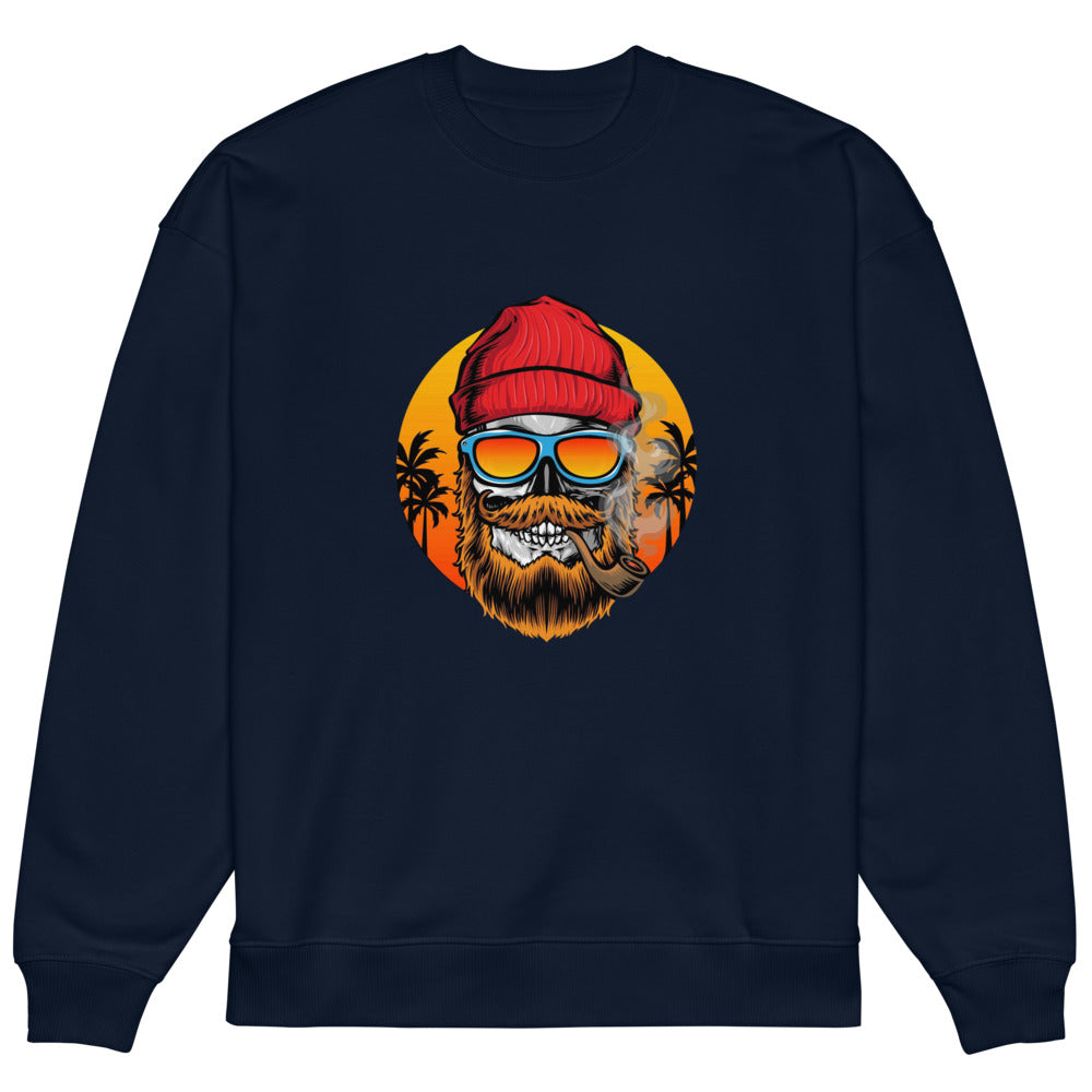 Bearded man | Unisex Organic Oversized Raddler 2.0 Sweatshirt | Stanley/Stella SASU025