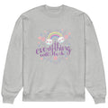 Rainbow - Everything will be ok | Unisex Organic Oversized Raddler 2.0 Sweatshirt | Stanley/Stella SASU025