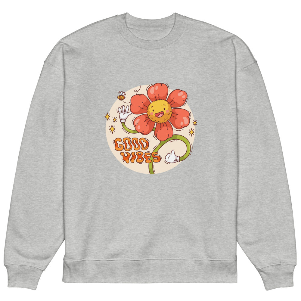 Good vides | Unisex Organic Oversized Raddler 2.0 Sweatshirt | Stanley/Stella SASU025