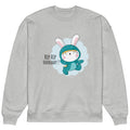 Green rabbit - HIP HIP HOORAAAY | Unisex Organic Oversized Raddler 2.0 Sweatshirt | Stanley/Stella SASU025