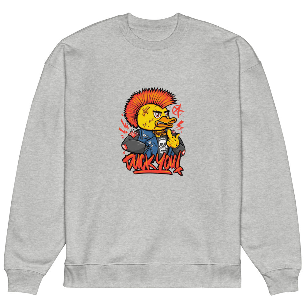Duck you | Unisex Organic Oversized Raddler 2.0 Sweatshirt | Stanley/Stella SASU025