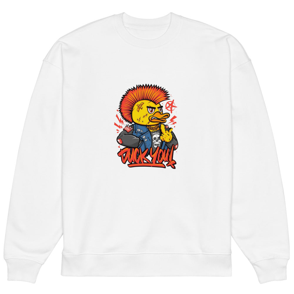 Duck you | Unisex Organic Oversized Raddler 2.0 Sweatshirt | Stanley/Stella SASU025