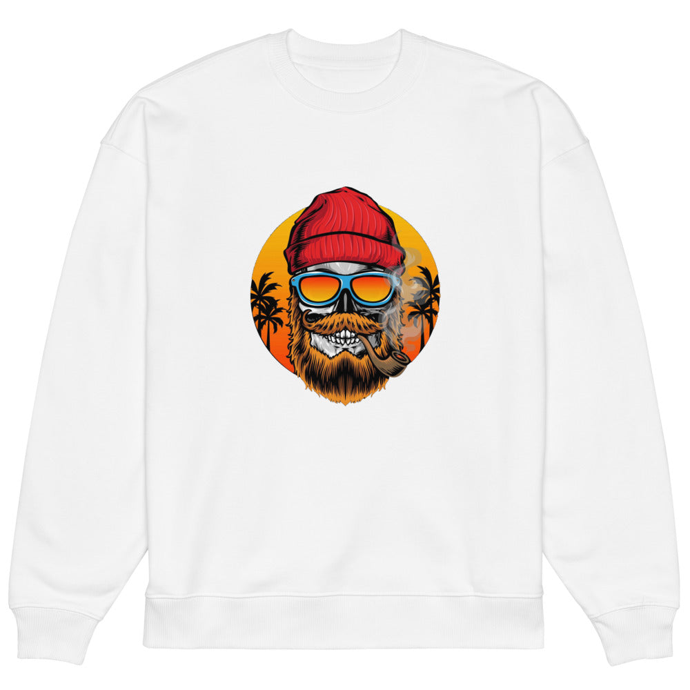 Bearded man | Unisex Organic Oversized Raddler 2.0 Sweatshirt | Stanley/Stella SASU025
