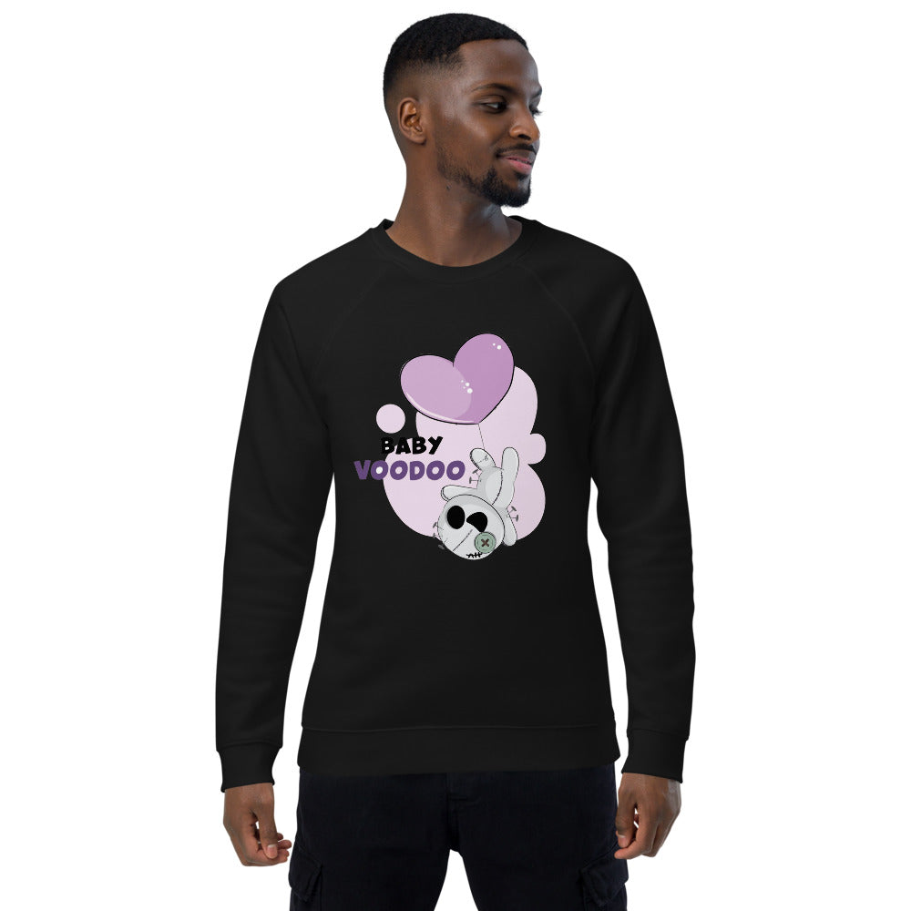 Ted heart - Baby voodoo | Unisex Organic Raglan Sweatshirt | SOL'S 03567