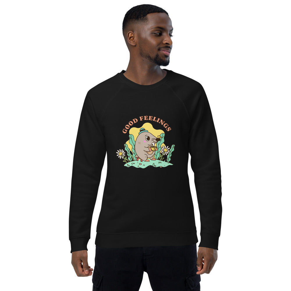 Good feelings | Unisex Organic Raglan Sweatshirt | SOL'S 03567