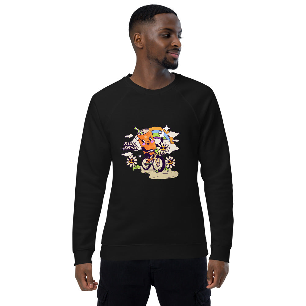 Stay fresh | Unisex Organic Raglan Sweatshirt | SOL'S 03567