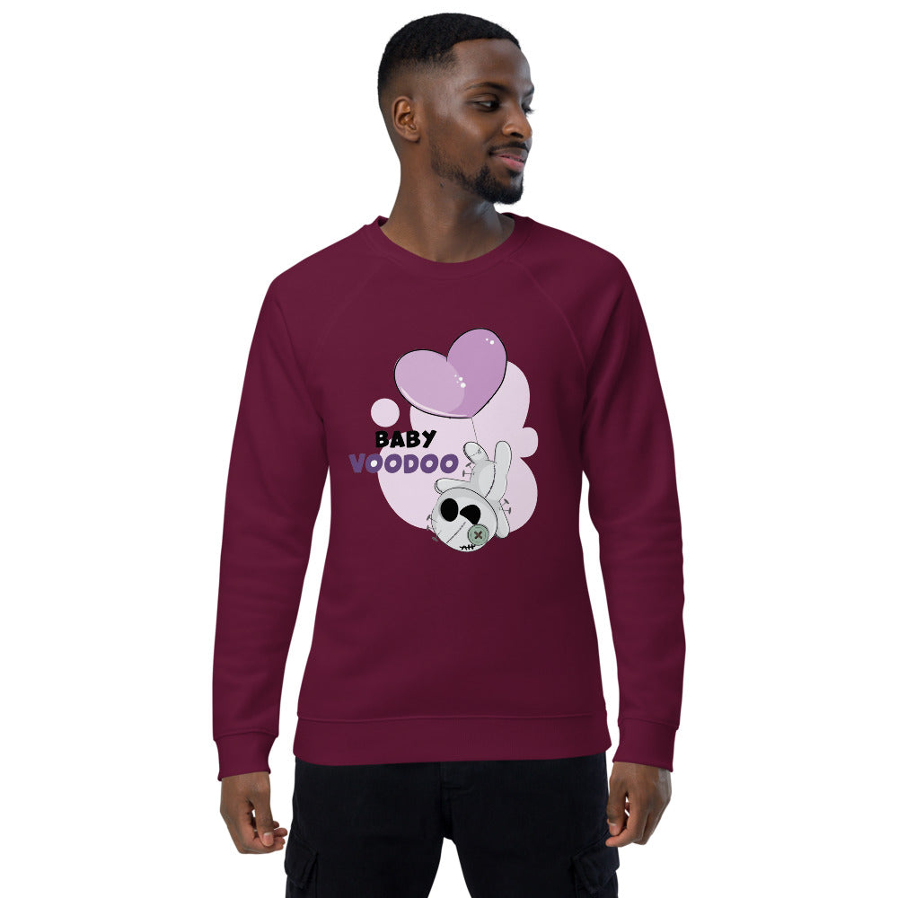 Ted heart - Baby voodoo | Unisex Organic Raglan Sweatshirt | SOL'S 03567