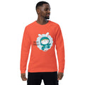 Green rabbit - HIP HIP HOORAAAY | Unisex Organic Raglan Sweatshirt | SOL'S 03567