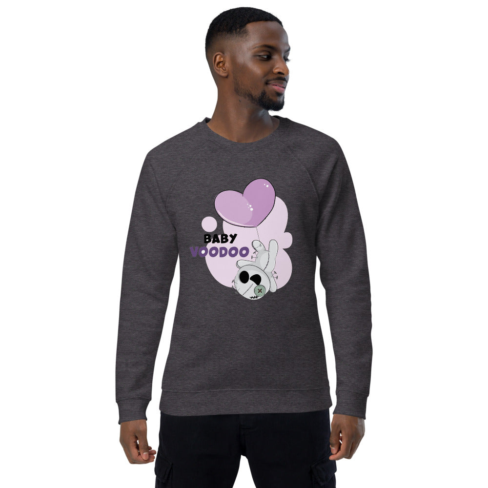 Ted heart - Baby voodoo | Unisex Organic Raglan Sweatshirt | SOL'S 03567