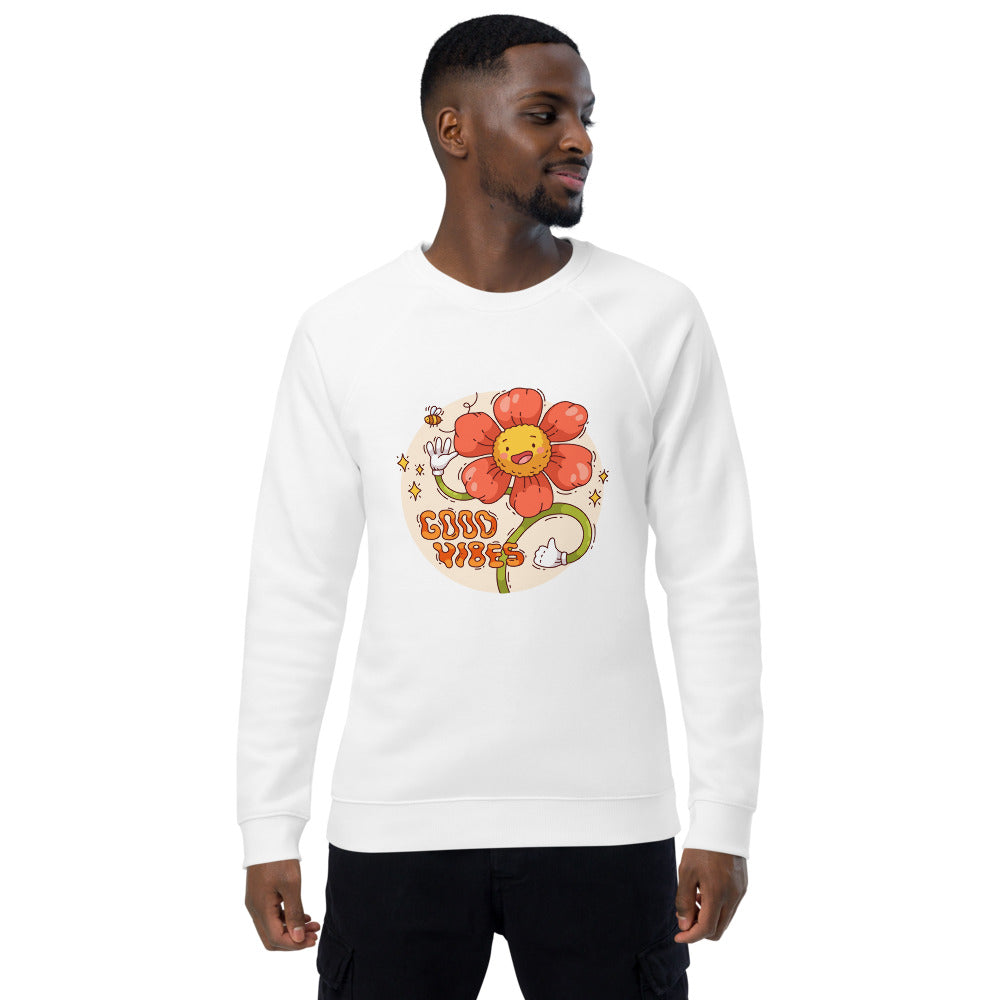 Good vides | Unisex Organic Raglan Sweatshirt | SOL'S 03567