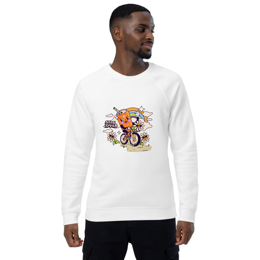 Stay fresh | Unisex Organic Raglan Sweatshirt | SOL'S 03567