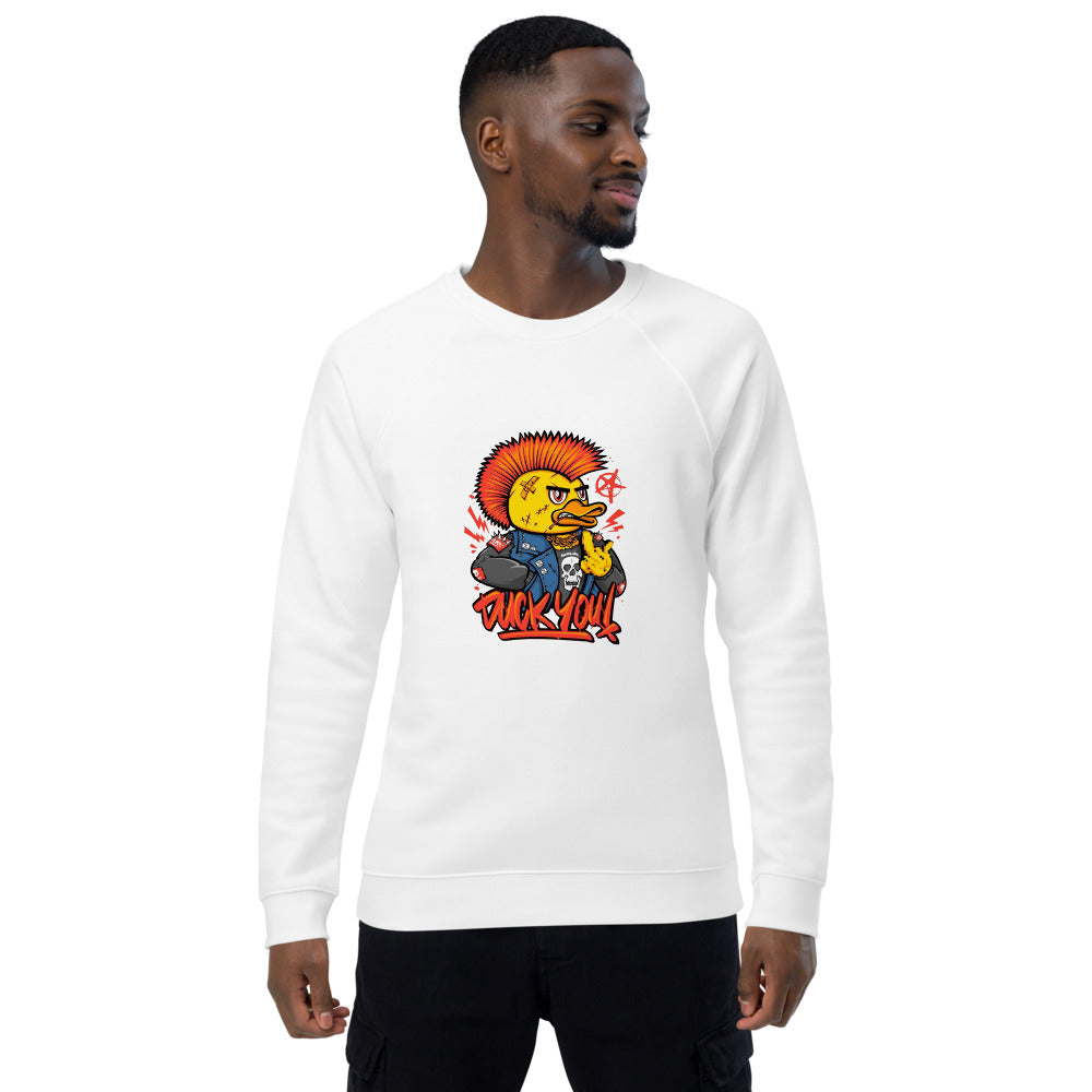 Duck you | Unisex Organic Raglan Sweatshirt | SOL'S 03567