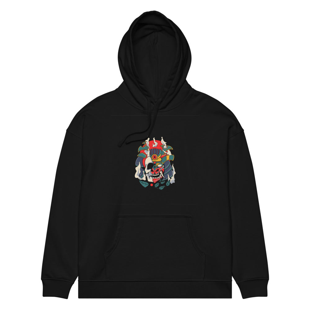 Samurai skull | Unisex Organic Relaxed Slammer 2.0 Hoodie | Stanley/Stella SASU024
