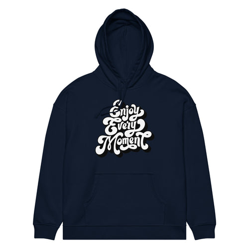 Enjoy every moments white | Unisex Organic Relaxed Slammer 2.0 Hoodie | Stanley/Stella SASU024