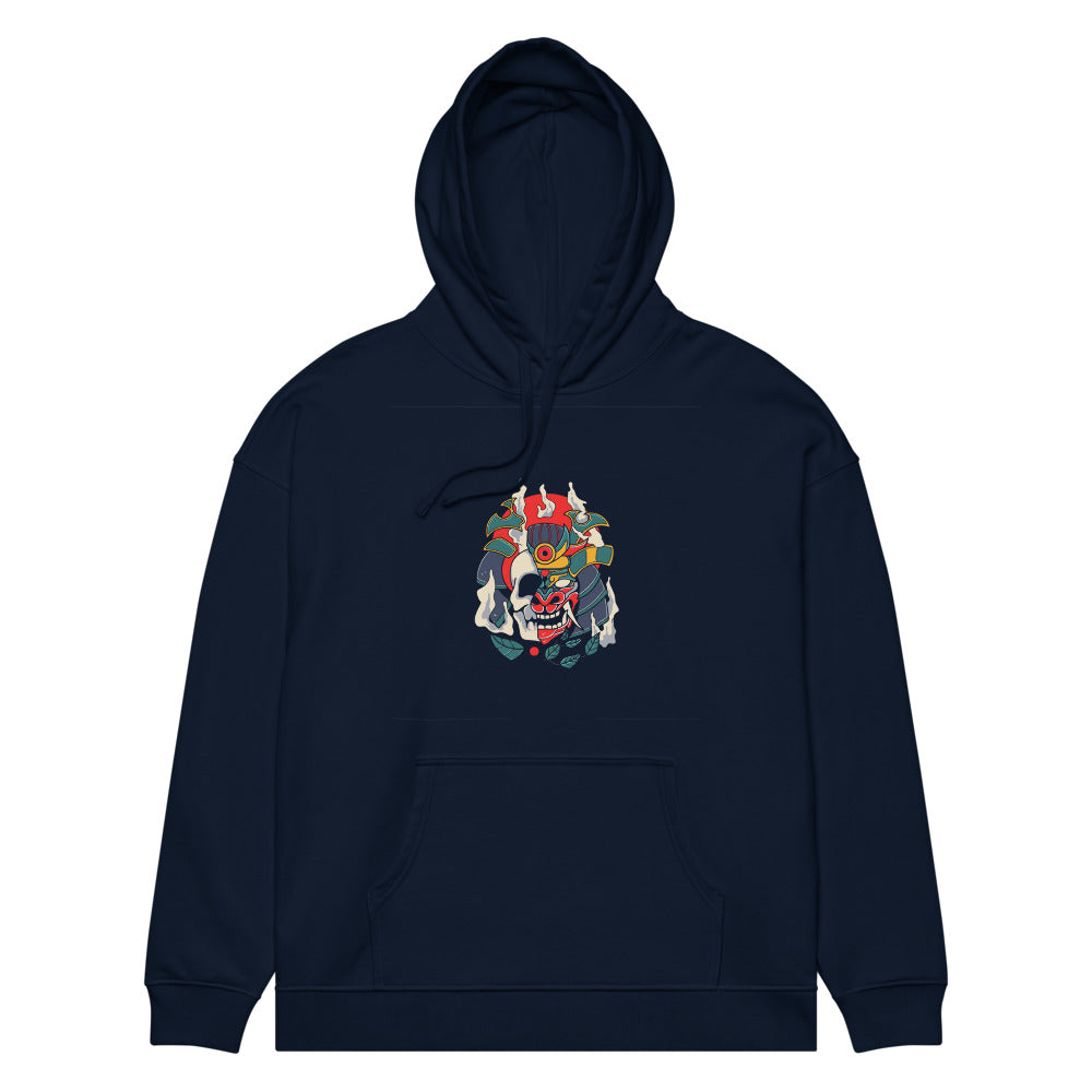 Samurai skull | Unisex Organic Relaxed Slammer 2.0 Hoodie | Stanley/Stella SASU024