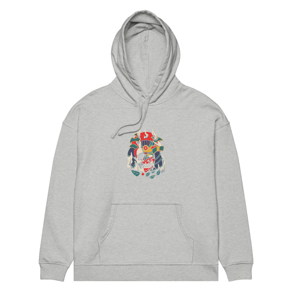 Samurai skull | Unisex Organic Relaxed Slammer 2.0 Hoodie | Stanley/Stella SASU024