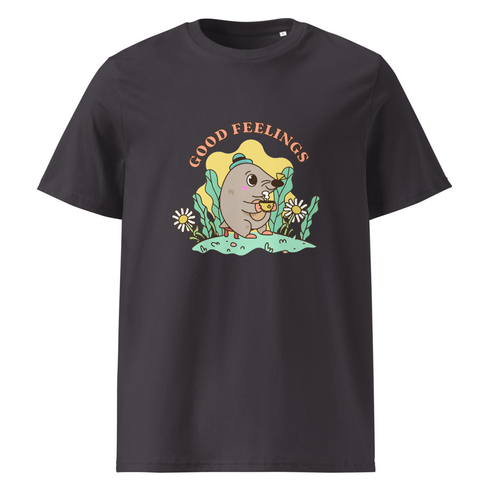 Good feelings | Unisex Organic Ribbed Neck Creator 2.0 T-Shirt | Stanley/Stella SATU001