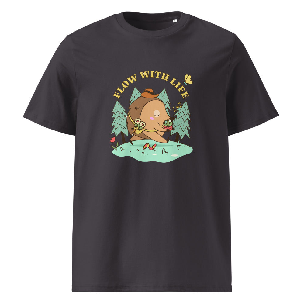 Flow with life | Unisex Organic Ribbed Neck Creator 2.0 T-Shirt | Stanley/Stella SATU001