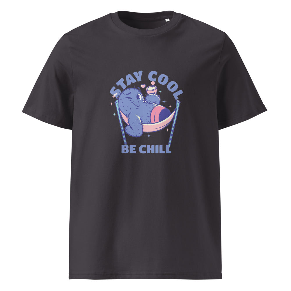 Stay cool be chill | Unisex Organic Ribbed Neck Creator 2.0 T-Shirt | Stanley/Stella SATU001