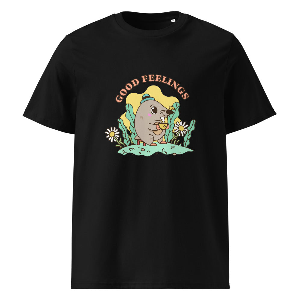 Good feelings | Unisex Organic Ribbed Neck Creator 2.0 T-Shirt | Stanley/Stella SATU001