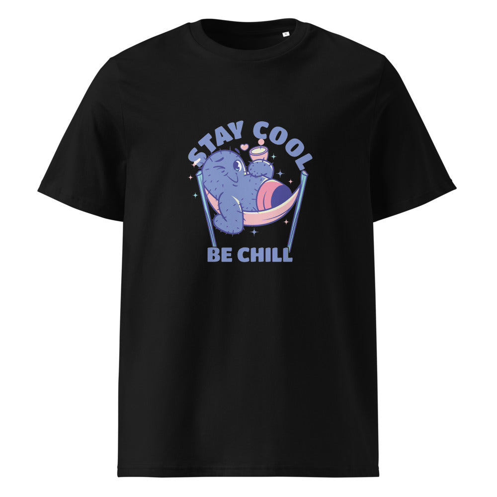 Stay cool be chill | Unisex Organic Ribbed Neck Creator 2.0 T-Shirt | Stanley/Stella SATU001
