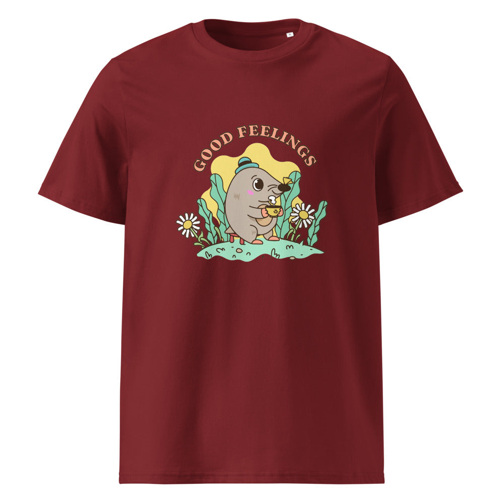 Good feelings | Unisex Organic Ribbed Neck Creator 2.0 T-Shirt | Stanley/Stella SATU001