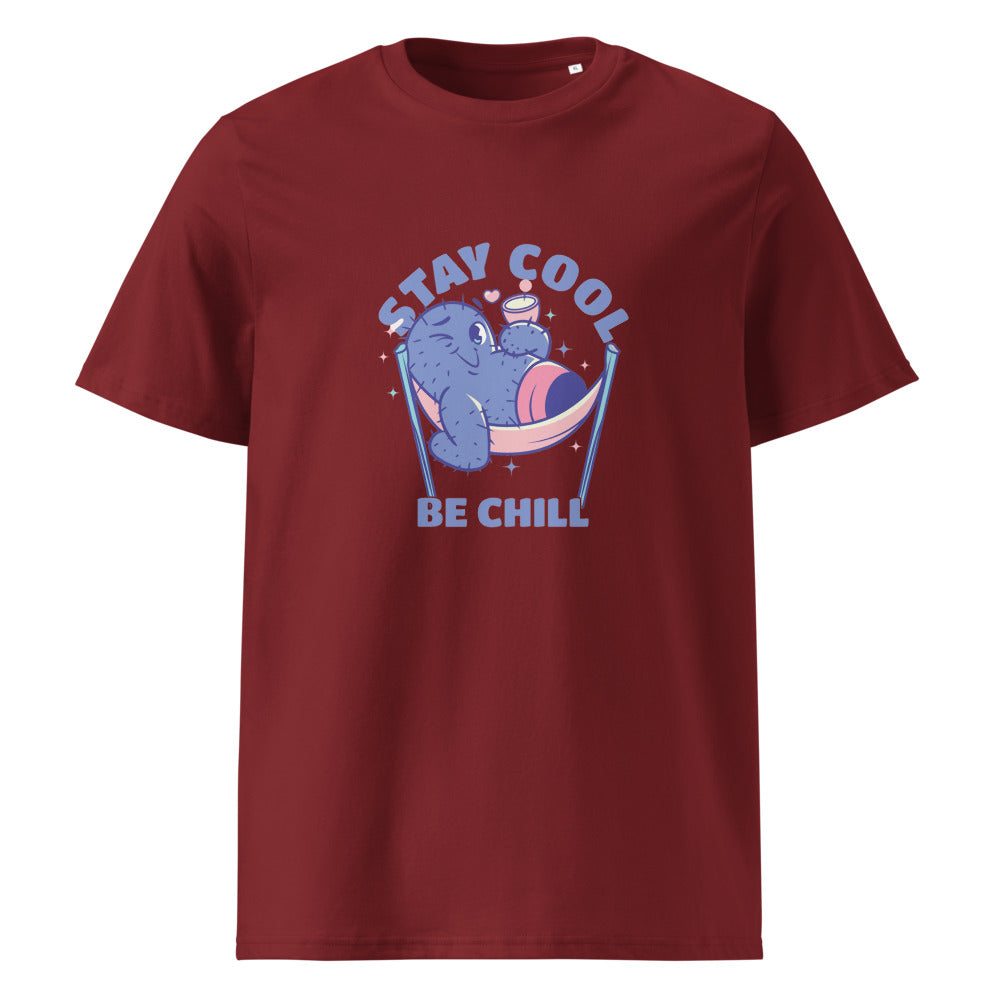 Stay cool be chill | Unisex Organic Ribbed Neck Creator 2.0 T-Shirt | Stanley/Stella SATU001