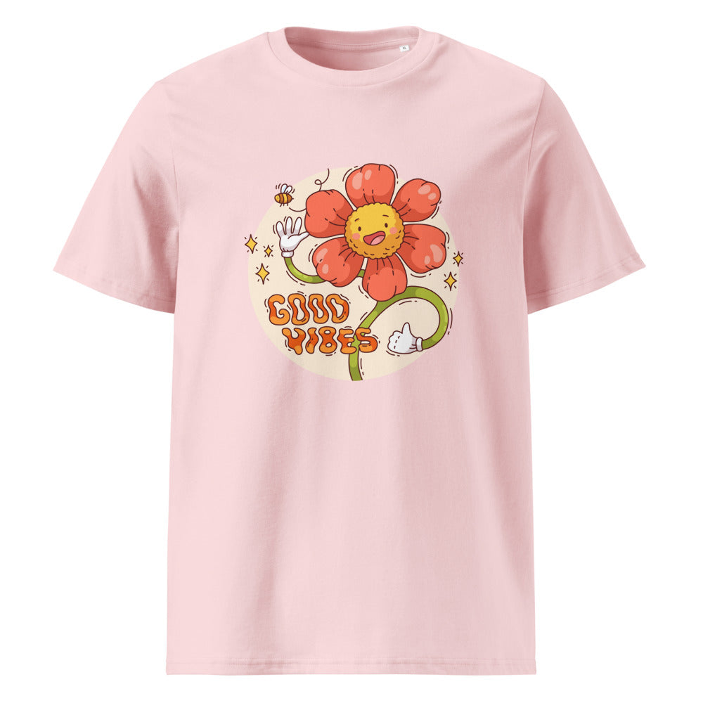 Good vides | Unisex Organic Ribbed Neck Creator 2.0 T-Shirt | Stanley/Stella SATU001
