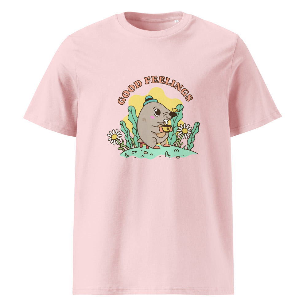 Good feelings | Unisex Organic Ribbed Neck Creator 2.0 T-Shirt | Stanley/Stella SATU001