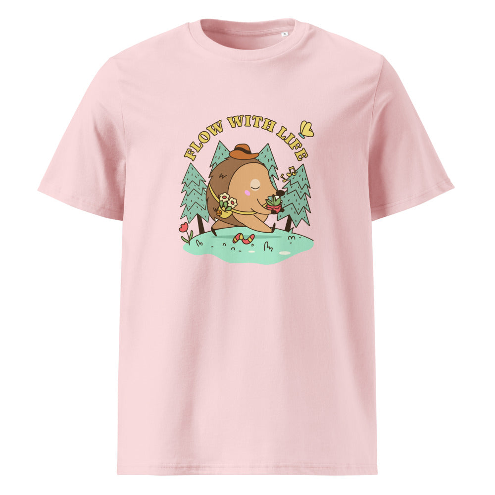 Flow with life | Unisex Organic Ribbed Neck Creator 2.0 T-Shirt | Stanley/Stella SATU001