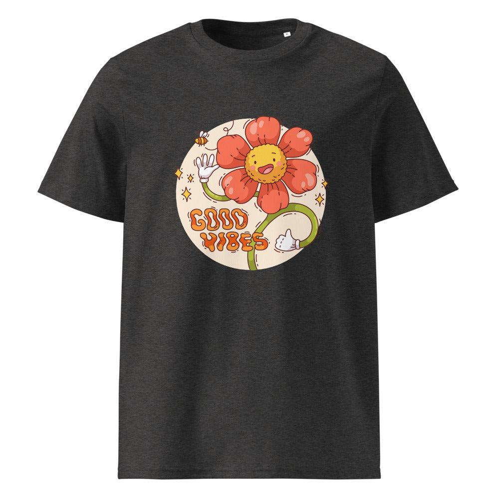 Good vides | Unisex Organic Ribbed Neck Creator 2.0 T-Shirt | Stanley/Stella SATU001