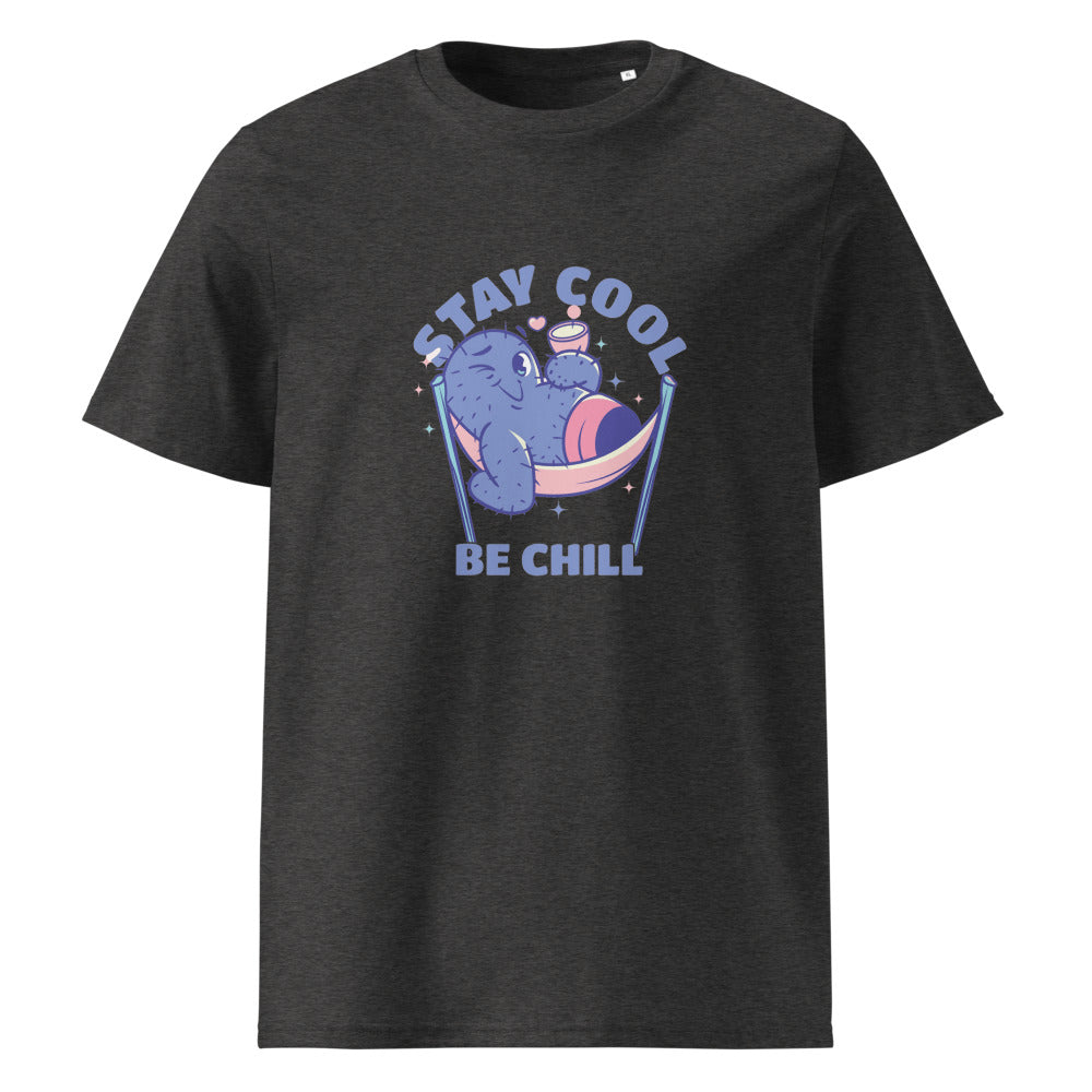 Stay cool be chill | Unisex Organic Ribbed Neck Creator 2.0 T-Shirt | Stanley/Stella SATU001