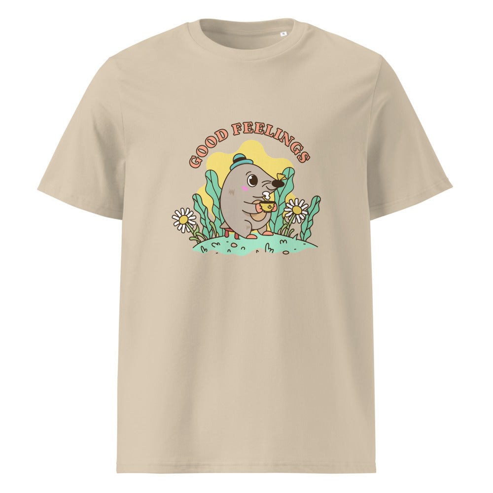 Good feelings | Unisex Organic Ribbed Neck Creator 2.0 T-Shirt | Stanley/Stella SATU001