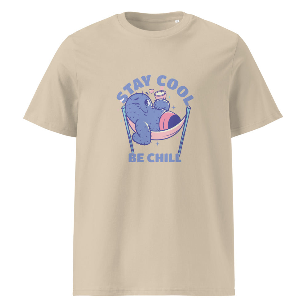 Stay cool be chill | Unisex Organic Ribbed Neck Creator 2.0 T-Shirt | Stanley/Stella SATU001